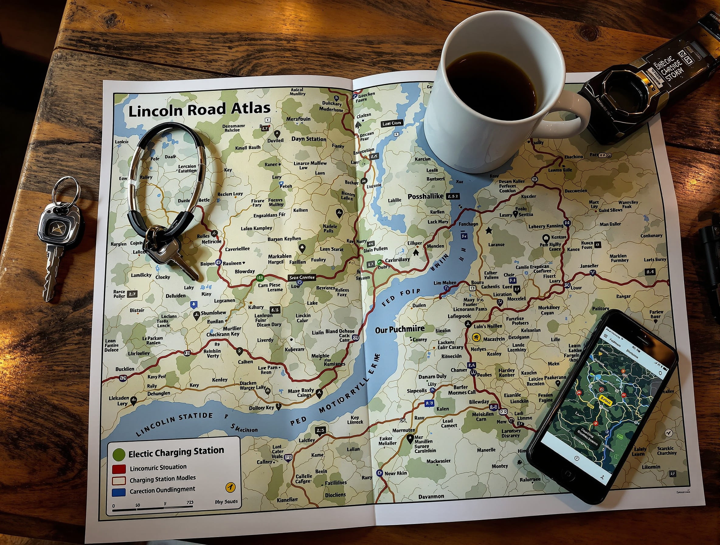 Charging Stops for a Lincolnshire Ride
