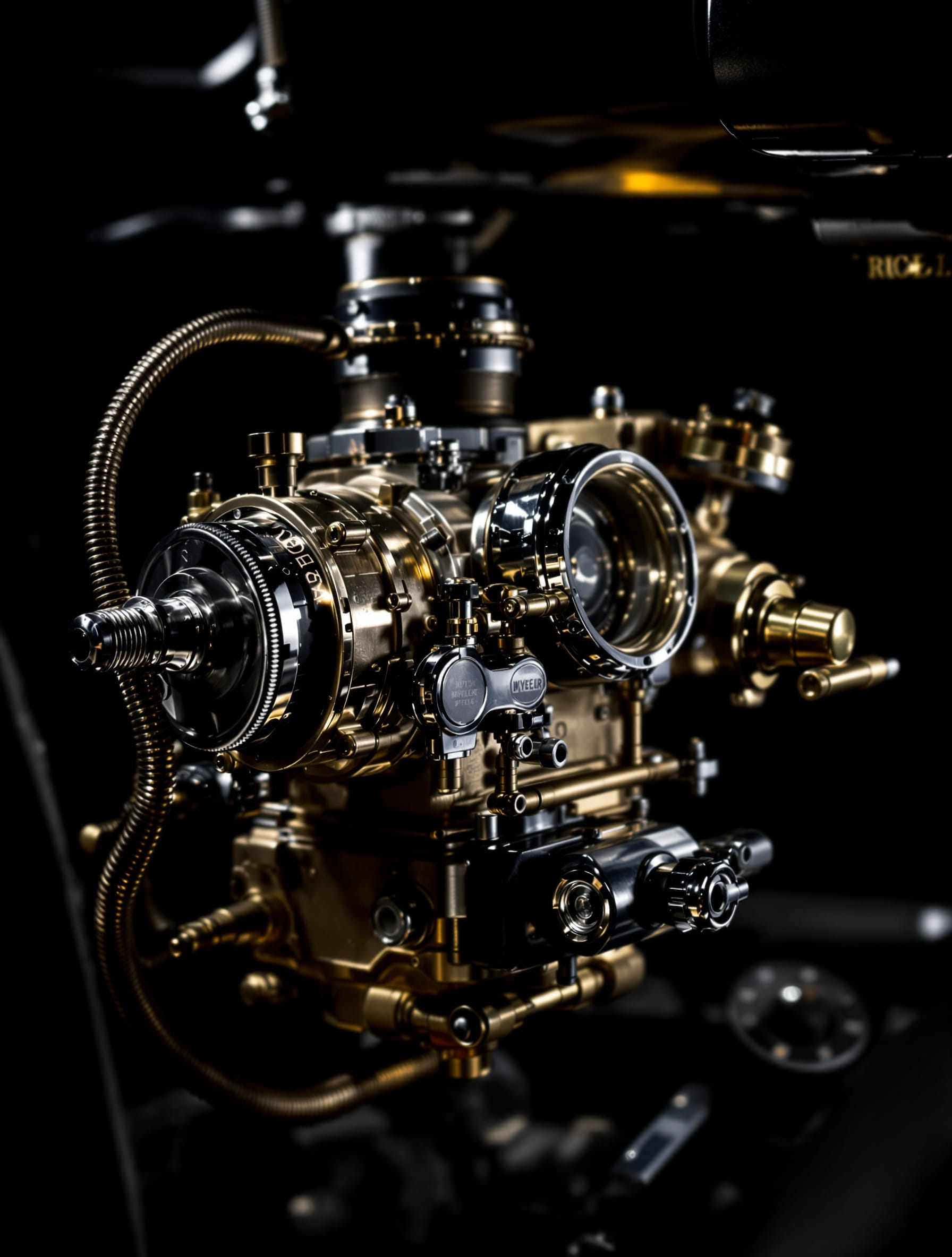 Motorcycle engine detail
