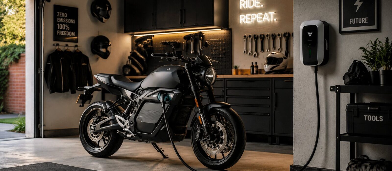 Charging at Home: Setting Up the Perfect Garage for Your Electric Motorcycle